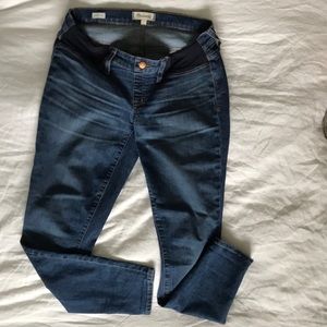 Madewell Maternity skinny Jean adjustable